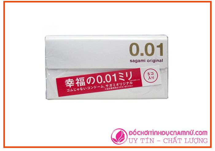 Bao cao su cao cấp Sagami Original 0.01 siêu mỏng